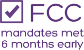FCC mandates met 6 months early